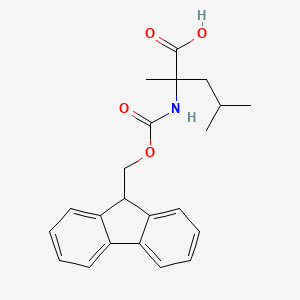 molecular formula C22H25NO4 B2559479 Fmoc-alpha-methyl-DL-leucine CAS No. 1231709-23-1; 312624-65-0; 678992-19-3