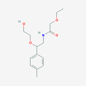 molecular formula C15H23NO4 B2559530 2-ethoxy-N-(2-(2-hydroxyethoxy)-2-(p-tolyl)ethyl)acetamide CAS No. 1788833-58-8