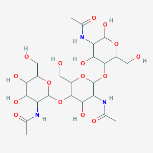 molecular formula C24H41N3O16 B2559550 Chitotetraose, tetra-N-acetyl CAS No. 2706-65-2; 38864-21-0