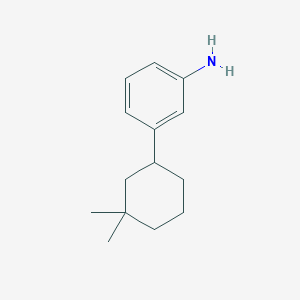 molecular formula C14H21N B2559580 3-(3,3-Dimethylcyclohexyl)aniline CAS No. 2060035-76-7