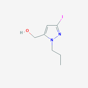 molecular formula C7H11IN2O B2559648 (3-iodo-1-propyl-1H-pyrazol-5-yl)methanol CAS No. 2226181-73-1
