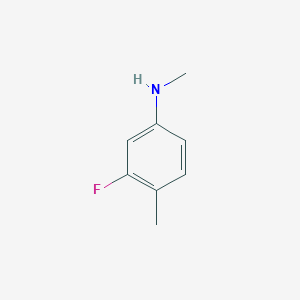 molecular formula C8H10FN B2559749 3-Fluoro-n,4-dimethylaniline CAS No. 1021144-10-4