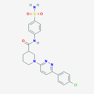 1-(6-(4-chlorophenyl)pyridazin-3-yl)-N-(4-sulfamoylphenyl)piperidine-3-carboxamide