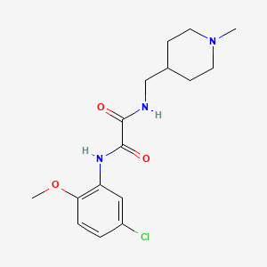N1-(5-chloro-2-methoxyphenyl)-N2-((1-methylpiperidin-4-yl)methyl)oxalamide