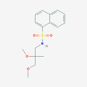 N-(2,3-dimethoxy-2-methylpropyl)naphthalene-1-sulfonamide