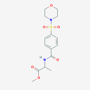 Methyl 2-(4-(morpholinosulfonyl)benzamido)propanoate