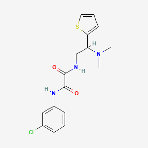 N1-(3-chlorophenyl)-N2-(2-(dimethylamino)-2-(thiophen-2-yl)ethyl)oxalamide