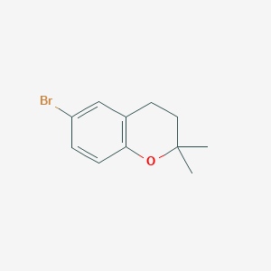molecular formula C11H13BrO B2559871 6-Bromo-2,2-dimethylchroman CAS No. 174894-80-5