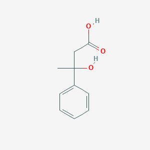 molecular formula C10H12O3 B2560067 3-Hydroxy-3-phenylbutanoic acid CAS No. 3759-31-7