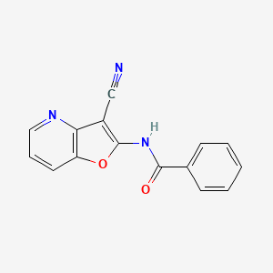 N-(3-cyanofuro[3,2-b]pyridin-2-yl)benzenecarboxamide