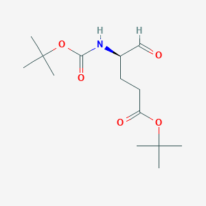 Tert-butyl (4R)-4-[(2-methylpropan-2-yl)oxycarbonylamino]-5-oxopentanoate