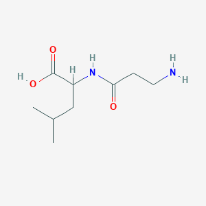 molecular formula C9H18N2O3 B025603 H-beta-Ala-DL-leu-OH CAS No. 102029-56-1