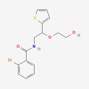 2-bromo-N-(2-(2-hydroxyethoxy)-2-(thiophen-2-yl)ethyl)benzamide