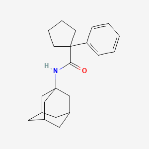 N-(1-adamantyl)-1-phenylcyclopentane-1-carboxamide