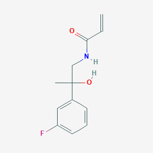 N-[2-(3-Fluorophenyl)-2-hydroxypropyl]prop-2-enamide
