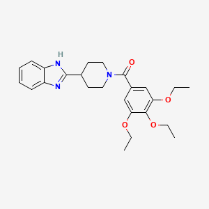 (4-(1H-benzo[d]imidazol-2-yl)piperidin-1-yl)(3,4,5-triethoxyphenyl)methanone