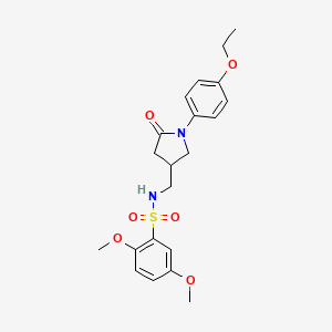N-((1-(4-ethoxyphenyl)-5-oxopyrrolidin-3-yl)methyl)-2,5-dimethoxybenzenesulfonamide