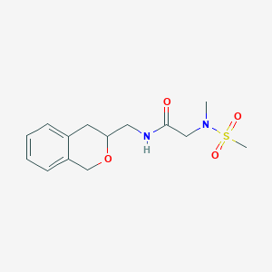 N-(isochroman-3-ylmethyl)-2-(N-methylmethylsulfonamido)acetamide
