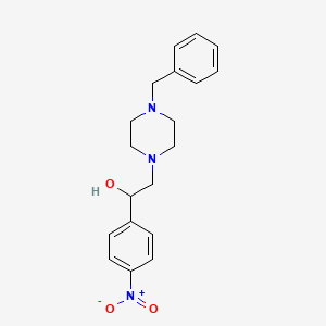 2-(4-Benzylpiperazin-1-yl)-1-(4-nitrophenyl)ethanol
