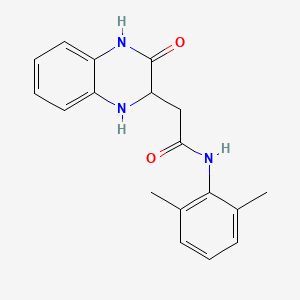 N-(2,6-dimethylphenyl)-2-(3-oxo-1,2,3,4-tetrahydroquinoxalin-2-yl)acetamide