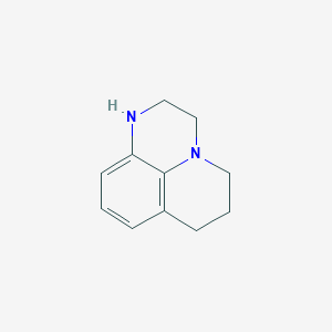 molecular formula C11H14N2 B2560389 2,3,6,7-Tetrahydro-1h,5h-pyrido[1,2,3-de]quinoxaline CAS No. 86663-66-3