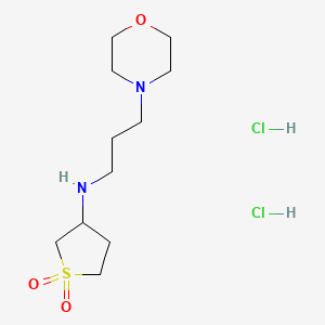 3-{[3-(Morpholin-4-yl)propyl]amino}-1lambda6-thiolane-1,1-dione dihydrochloride