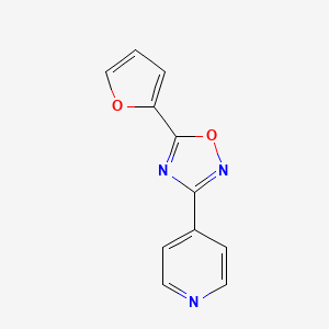 4-(5-Furan-2-yl-[1,2,4]oxadiazol-3-yl)-pyridine