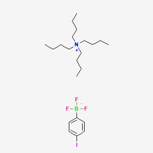 molecular formula C22H40BF3IN B2560424 Tetrabutylazanium; trifluoro(4-iodophenyl)boranuide CAS No. 2514705-27-0