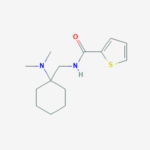 molecular formula C14H22N2OS B256044 N-{[1-(dimethylamino)cyclohexyl]methyl}thiophene-2-carboxamide 