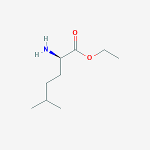 molecular formula C9H19NO2 B2560446 Ethyl (2R)-2-amino-5-methylhexanoate CAS No. 2287247-43-0