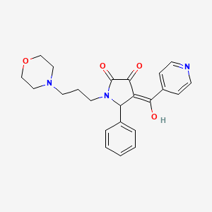 3-hydroxy-4-isonicotinoyl-1-(3-morpholinopropyl)-5-phenyl-1H-pyrrol-2(5H)-one