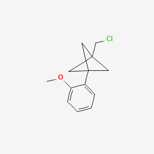 1-(Chloromethyl)-3-(2-methoxyphenyl)bicyclo[1.1.1]pentane