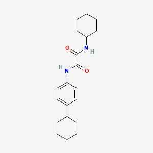 N~1~-cyclohexyl-N~2~-(4-cyclohexylphenyl)ethanediamide