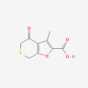 3-Methyl-4-oxo-4,7-dihydro-5H-thiopyrano[3,4-b]furan-2-carboxylic acid