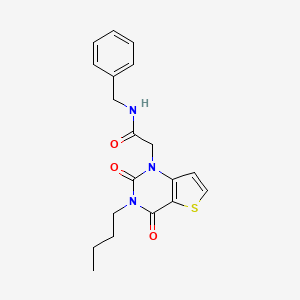 N-benzyl-2-(3-butyl-2,4-dioxo-3,4-dihydrothieno[3,2-d]pyrimidin-1(2H)-yl)acetamide
