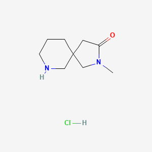 2-Methyl-2,7-diazaspiro[4.5]decan-3-one hydrochloride