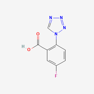 5-fluoro-2-(1H-tetrazol-1-yl)benzoic acid