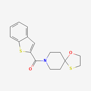 Benzo[b]thiophen-2-yl(1-oxa-4-thia-8-azaspiro[4.5]decan-8-yl)methanone