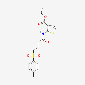 Ethyl 2-(4-tosylbutanamido)thiophene-3-carboxylate