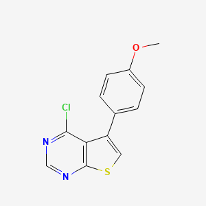 4-Chloro-5-(4-methoxyphenyl)thieno[2,3-d]pyrimidine
