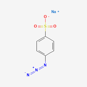molecular formula C6H4N3NaO3S B2560541 Sodium4-azidobenzene-1-sulfonate CAS No. 115029-02-2