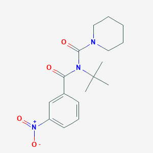 N-(tert-butyl)-N-(3-nitrobenzoyl)piperidine-1-carboxamide