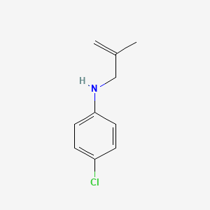 molecular formula C10H12ClN B2560740 4-chloro-N-(2-methylprop-2-en-1-yl)aniline CAS No. 22774-84-1