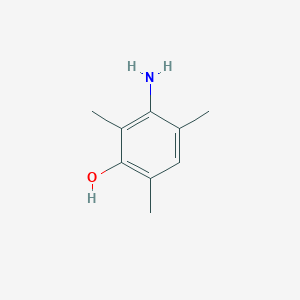 molecular formula C9H13NO B2560769 3-Amino-2,4,6-trimethyl-phenol CAS No. 114960-27-9