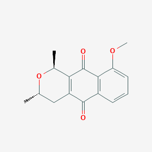 molecular formula C16H16O4 B2560962 Isoeleutherin CAS No. 1078723-14-4