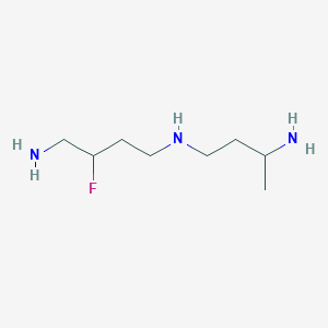 molecular formula C8H20FN3 B2560974 (4-Amino-3-fluorobutyl)(3-aminobutyl)amine CAS No. 2137589-97-8