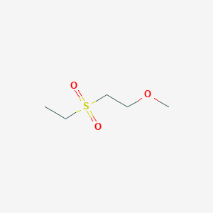 molecular formula C5H12O3S B2561022 Ethyl 2-methoxyethylsulfone CAS No. 25062-87-7