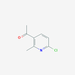 B2561036 1-(6-Chloro-2-methylpyridin-3-yl)ethanone CAS No. 15771-06-9; 439111-18-9