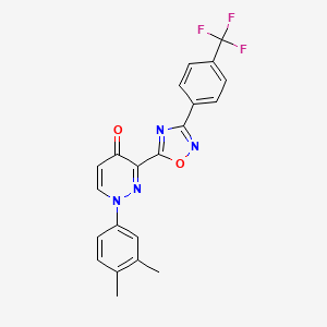 1-(cyclopropylcarbonyl)-N-(3,4-dimethoxybenzyl)-3,3-dimethylindoline-5-sulfonamide
