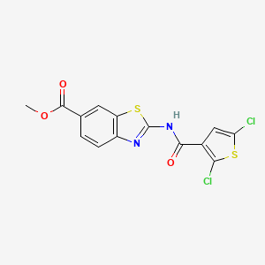 Methyl 2-(2,5-dichlorothiophene-3-carboxamido)benzo[d]thiazole-6-carboxylate